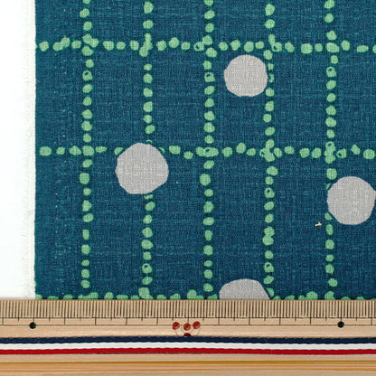 [Menge ab 5] Stoff "Le Department Cotton Buckingham Renetta Navy 142-1296-B3"