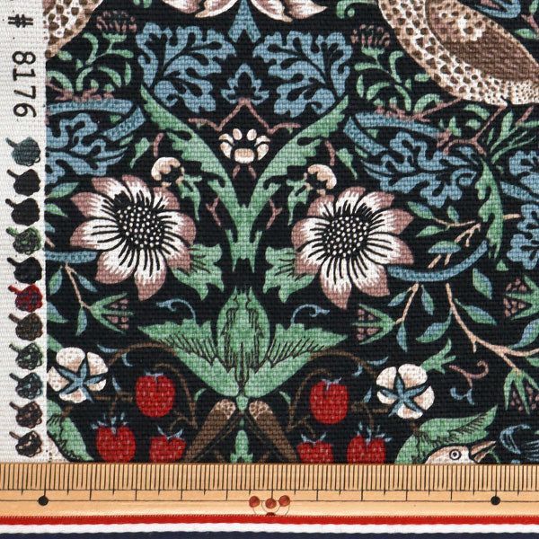 数量5から】 生地 『MODA BEST OF MORRIS オックス ストロベリーシーフ