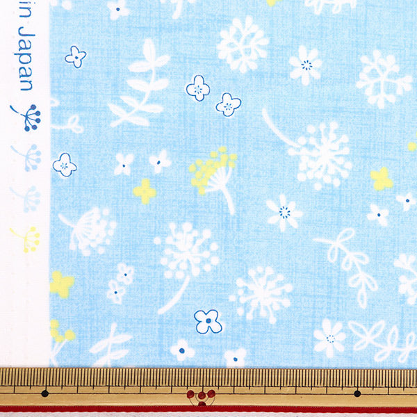 [Quantità a partire da 5] Tessuto "Broad bagnatura azzurra shuflfl-lbl"