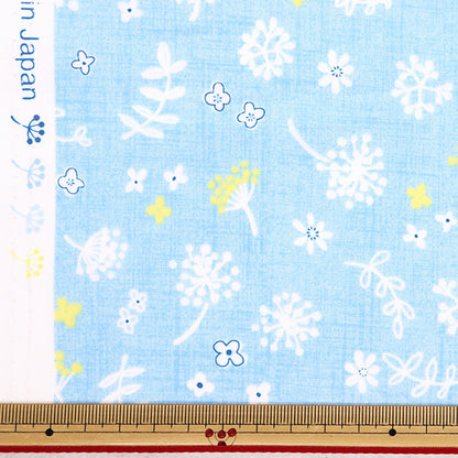 [Quantità a partire da 5] Tessuto "Broad bagnatura azzurra shuflfl-lbl"