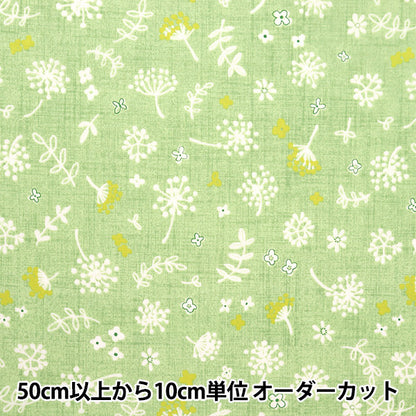 [Quantity starting from 5] Fabric "Broad Watage Green SHUFLFL-GR"