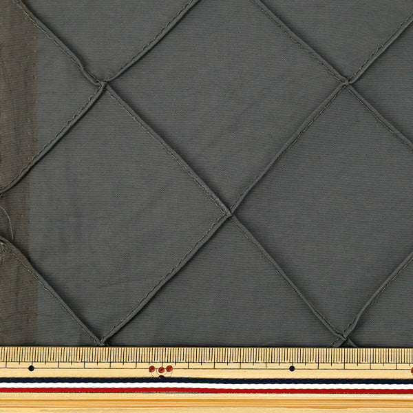 [Menge ab 5] Stoff "Nylon Pin Tuck Grau HS2298-4"