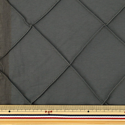 [Menge ab 5] Stoff "Nylon Pin Tuck Grau HS2298-4"