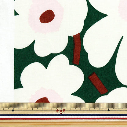 [Quantità a partire da 5] Tessuto "Marimekko Mini Unikko Japan Limited Green 066475-613"