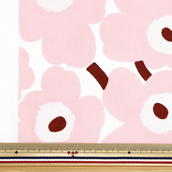 【数量5から】 生地 『マリメッコ ミニウニッコ ピンク 074309-137』