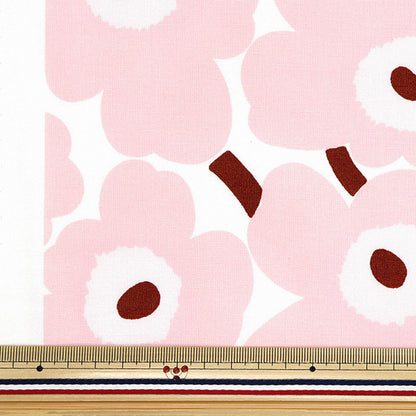 【数量5から】 生地 『マリメッコ ミニウニッコ ピンク 074309-137』