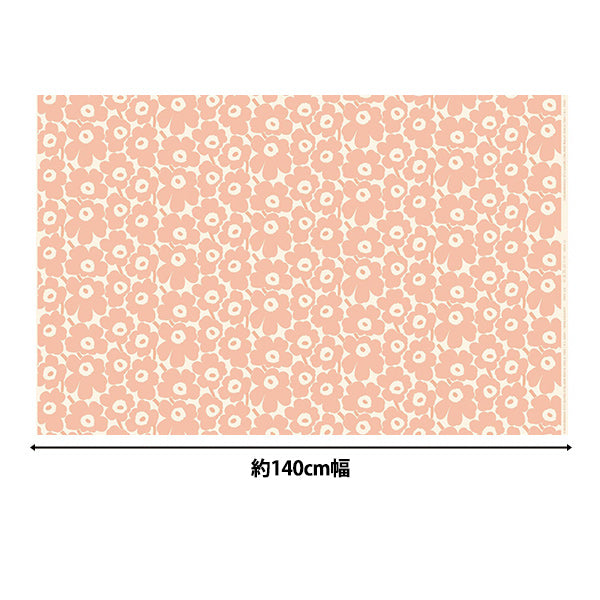[الكمية تبدأ من 5] الأقمشة "Marimekko Mini Unikko Peach 071270-122"
