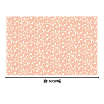 [الكمية تبدأ من 5] الأقمشة "Marimekko Mini Unikko Peach 071270-122"