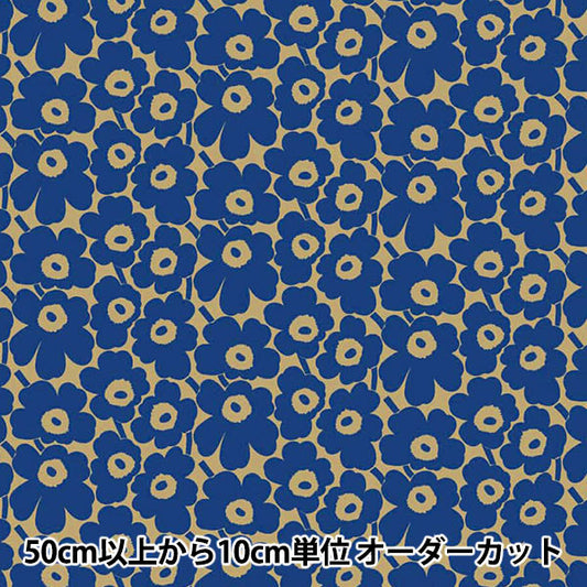 [Quantità a partire da 5] Tessuto "Marimekko Mini Unikko Navy 066475-582"