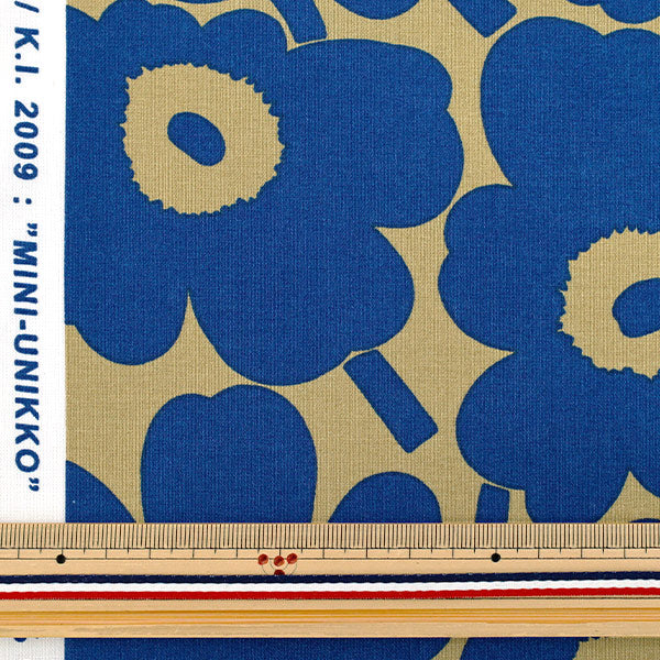 【数量5から】 生地 『マリメッコ ミニウニッコ ネイビー 066475-582』