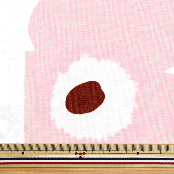 【数量5から】 生地 『マリメッコ ピエニウニッコ ホワイト×ピンク 074310-137』