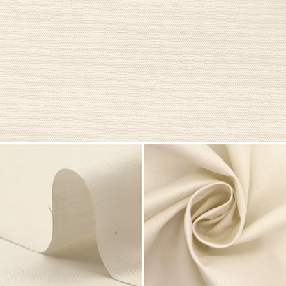[Quantity starting from 5] Fabric 『Fabric WrinkleBroad Hannari Color Cream TCBR-HA-CR"