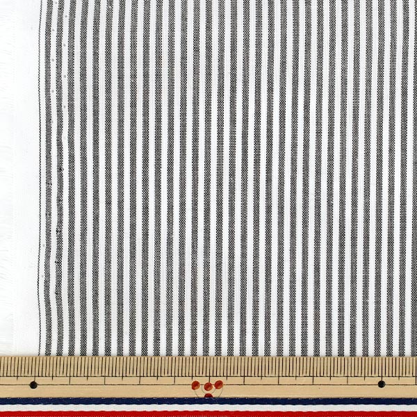 縞　ストライプ　黒白アイボリー　手縫い　単衣　美品 000000025268-11.jpg?size=l&w=