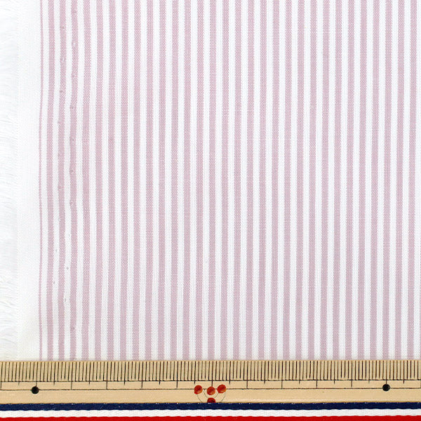 【数量5起】 織物 先染条纹紫丁香25sts - li"