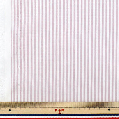 【数量5起】 織物 先染条纹紫丁香25sts - li"