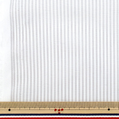 【数量5起】 織物 先染条纹灰色25sts - gy"