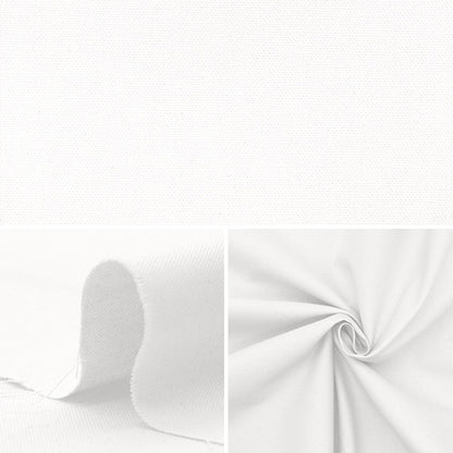 【数量5から】 生地 『広幅オックスフォード 無地 ホワイト AD71300-KW』