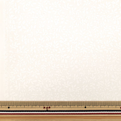 [Quantity from 5] Fabric "Scare Print White Lacquer Leaf White YZ4800-1A”