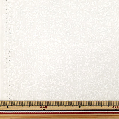 [Quantità da 5] Tessuto "tessuto ad armatura semplice Foglia laccata bianca greige YZ4800-1C2”