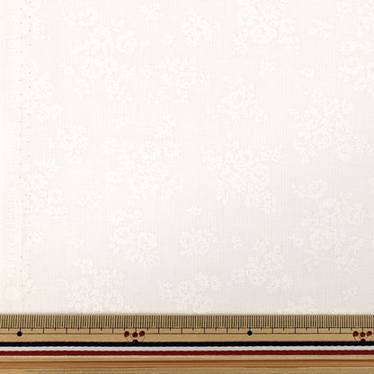 [Quantità da 5] Tessuto "tessuto ad armatura semplice Fiore laccato bianco bianco YZ4800-3A”
