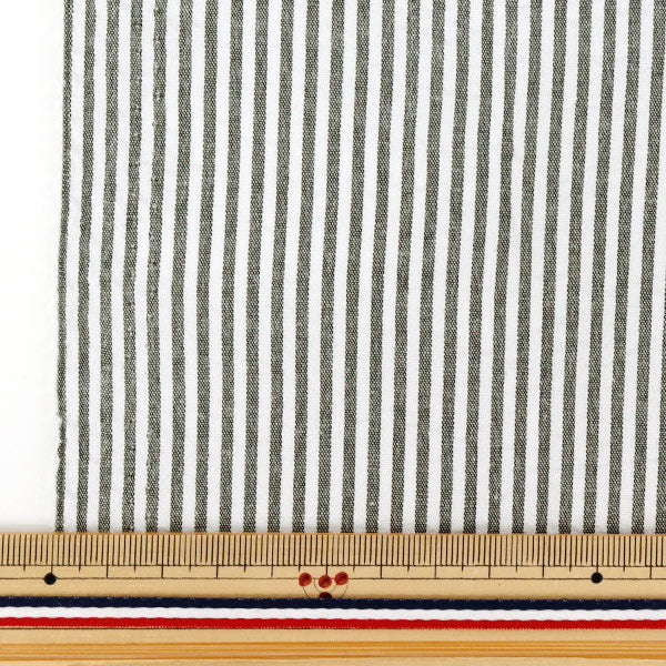 [Quantità a partire da 5] Tessuto "Stripe di calcio Black Suc-St-6bk"