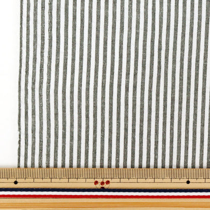 [Quantità a partire da 5] Tessuto "Stripe di calcio Black Suc-St-6bk"