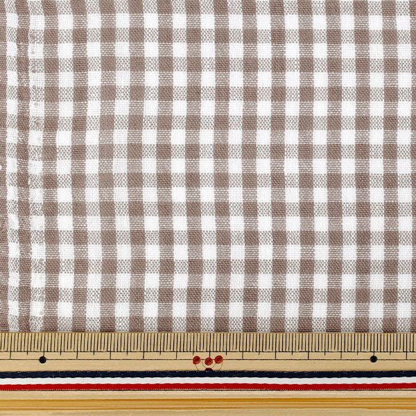[Anzahl ab 5] Stoff "Leinenähnliches Karo klein lila LILI-CHS-6PP“