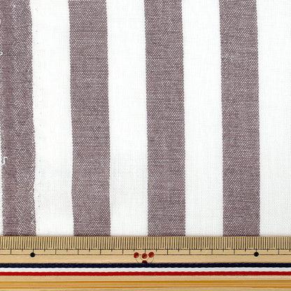 [Anzahl ab 5] Stoff "Leinenähnlicher Streifen groß lila LILI-STL-6PP“