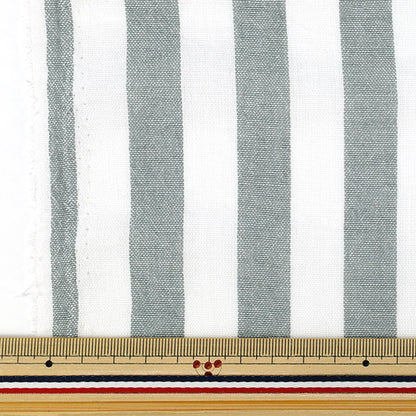 [Anzahl ab 5] Stoff "Leinenähnlicher Streifen groß blau LILI-STL-7KBL“