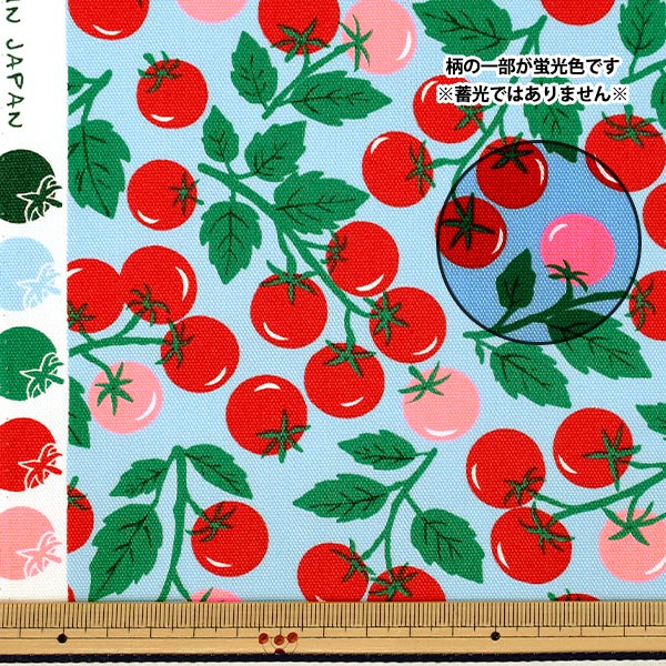 [Quantité à partir de 5] Tissu "Oxford Bleu tomate néon ONT-1BL »