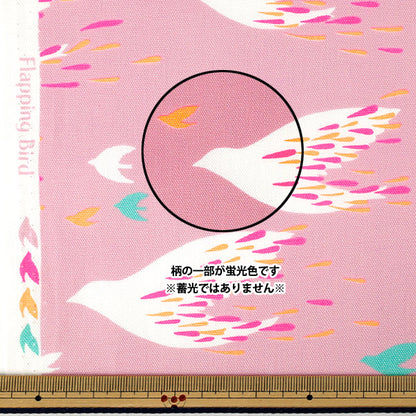 【数量5から】 生地 『オックス ネオンバード ピンク OFB-3PK』