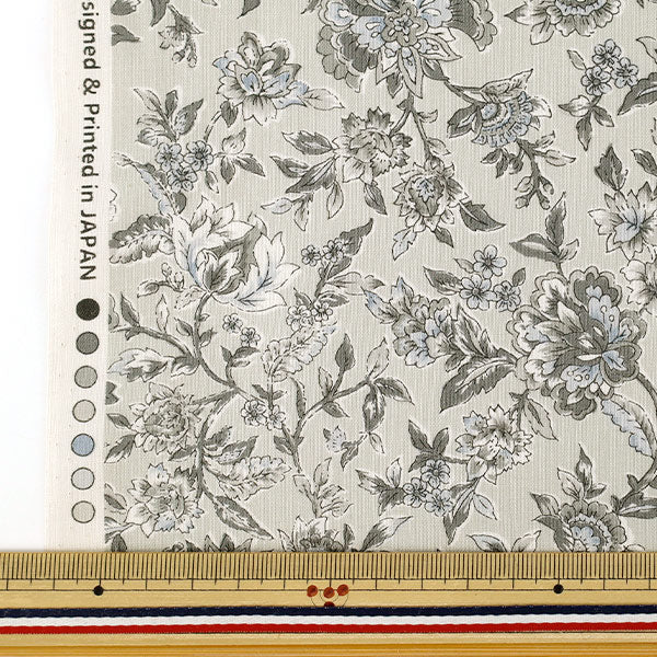 [Quantity from 5] Fabric "Scare Print Over-dyed Calico Gray SP6580-1B”