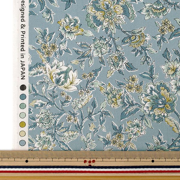 [Anzahl ab 5] Stoff "Scare Druck Übergefärbtes Kaliko-Hellblau SP6580-1C“