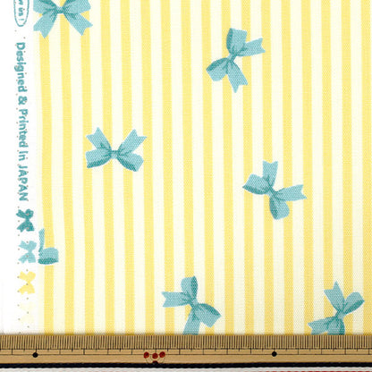 [Quantité à partir de 5] Tissu "Oxford rayuresRuban Jaune AP65205-3B »
