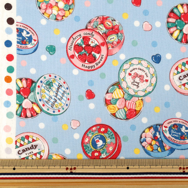 [Quantité à partir de 5] Tissu "siège Dear Little World Candy Dot Saxophone LW2120-12E" Quilt Gate Quilt Gate