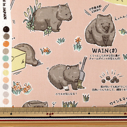 【数量5起】 織物 "牛津布 蝙蝠2粉红色AP65905-1D”