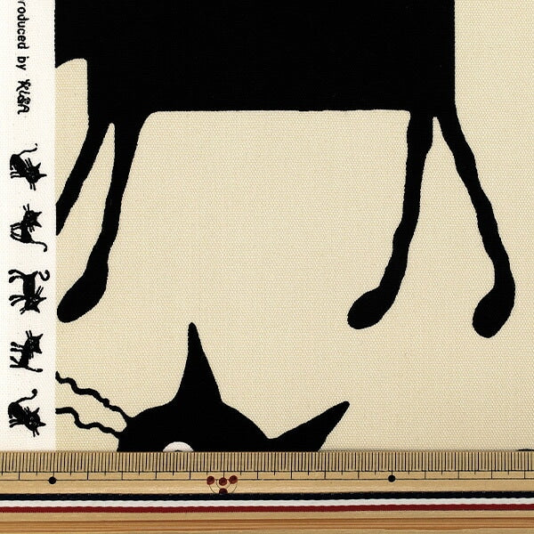 [數量5起] 織物 "牛津布 Cocoland貓圖案大Kinari AP1090-3A"