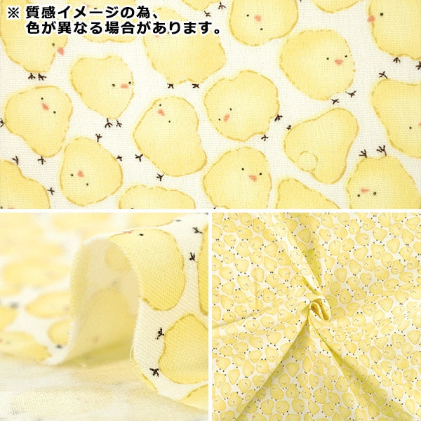[De cantidad 5] Tela "Double Gauze Chick Ivory KTS7218-A" COTTON KOBAYASHI