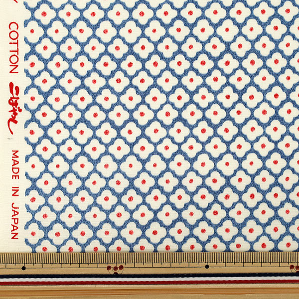 [數量 5 起] 織物 "Broad Mignon Navy KTS7219-A" COTTON KOBAYASHI