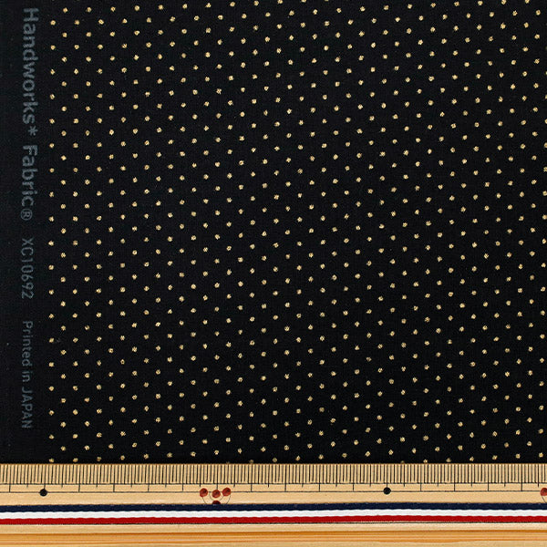 [Quantity from 5] Fabric "Sheeting Halloween Seasonal Dot Black XC10692S-E”