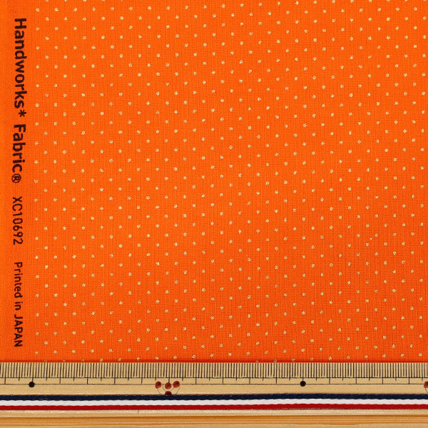 [Quantity from 5] Fabric "Sheeting Halloween Seasonal Dot Orange XC10692S-F”