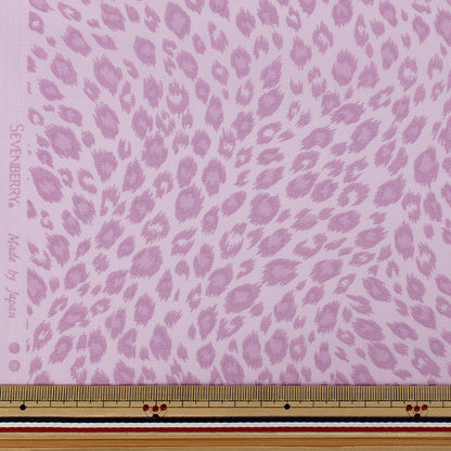 [Anzahl ab 5] Stoff "Breites Tiermuster Leopard Lavendel B88302Z-2-10“
