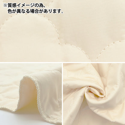 生地 『ニュアンスキルト カットクロス フラワー ソフトピンク 約70cm×100cm C-Q-DES-FW-PK』