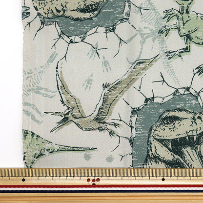 الأقمشة "البوليستر المضاد للبكتيريا ، مزيل الروائح الكريهة ، الفائقة المائية التي تصد الماء. قماش مقطوع تقريبا. 135 سم × 100 سم ديناصور Beige C-HP-SC-Di-Be"