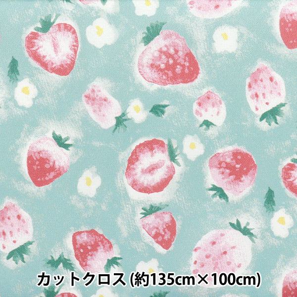 الأقمشة "البوليستر المضاد للبكتيريا ، مزيل الروائح الكريهة ، الفائقة المائية التي تصد الماء. قماش مقطوع تقريبا. 135 سم × 100 سم الفراولة Mint C-HP-SC-MT"