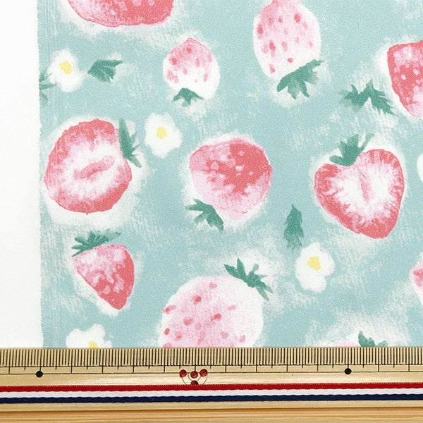 الأقمشة "البوليستر المضاد للبكتيريا ، مزيل الروائح الكريهة ، الفائقة المائية التي تصد الماء. قماش مقطوع تقريبا. 135 سم × 100 سم الفراولة Mint C-HP-SC-MT"