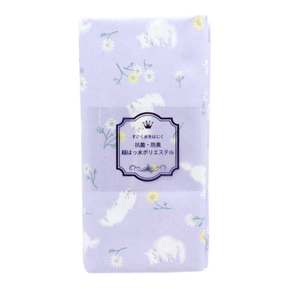 Stoff "Antibakteriell, deodorisierend, super Wasserschutzmittel, wasser Wasser abweist.Polyester Stoffstück Ca. 135 cm x 100 cm Katzen- und Blumenpurpur C-Hp-SC-CA-PU"