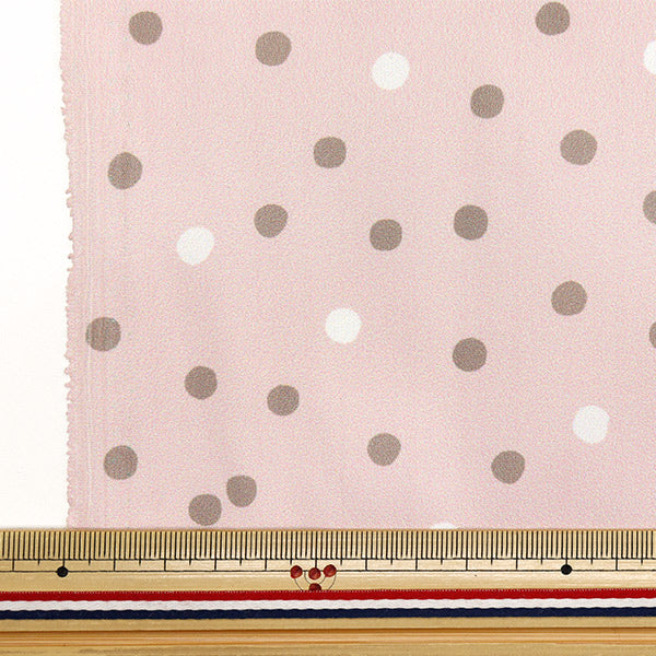 Tissu «Antibactérien, désodorisant, super répulsif en eau, repousse l'eau.polyester Tissu coupé Env. 135 cm x 100 cm point rose c-hp-sc-do-pk"