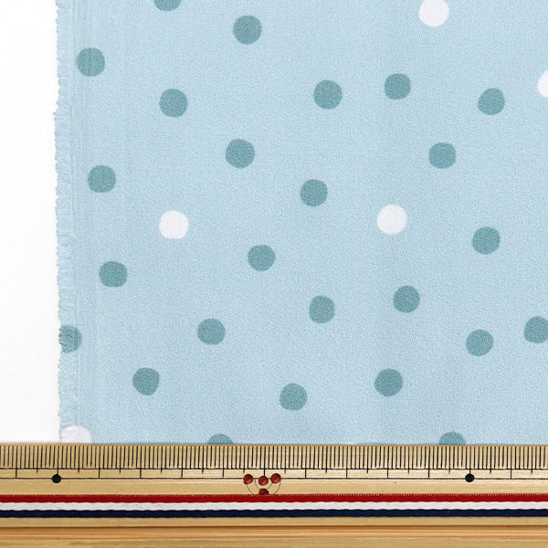 Tissu «Antibactérien, désodorisant, super répulsif en eau, repousse l'eau.polyester Tissu coupé Env. 135 cm x 100 cm point bleu c-hp-sc-do-bl"