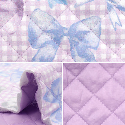 الأقمشة "لحاف بوليستر مضاد للبكتيريا ، حافز فائقة الماء الذي يصد الماء قماش مقطوع تقريبا. 128 سم × 80 سم الشريطتحقق الأرجواني CQHP-SC-RI-PU"